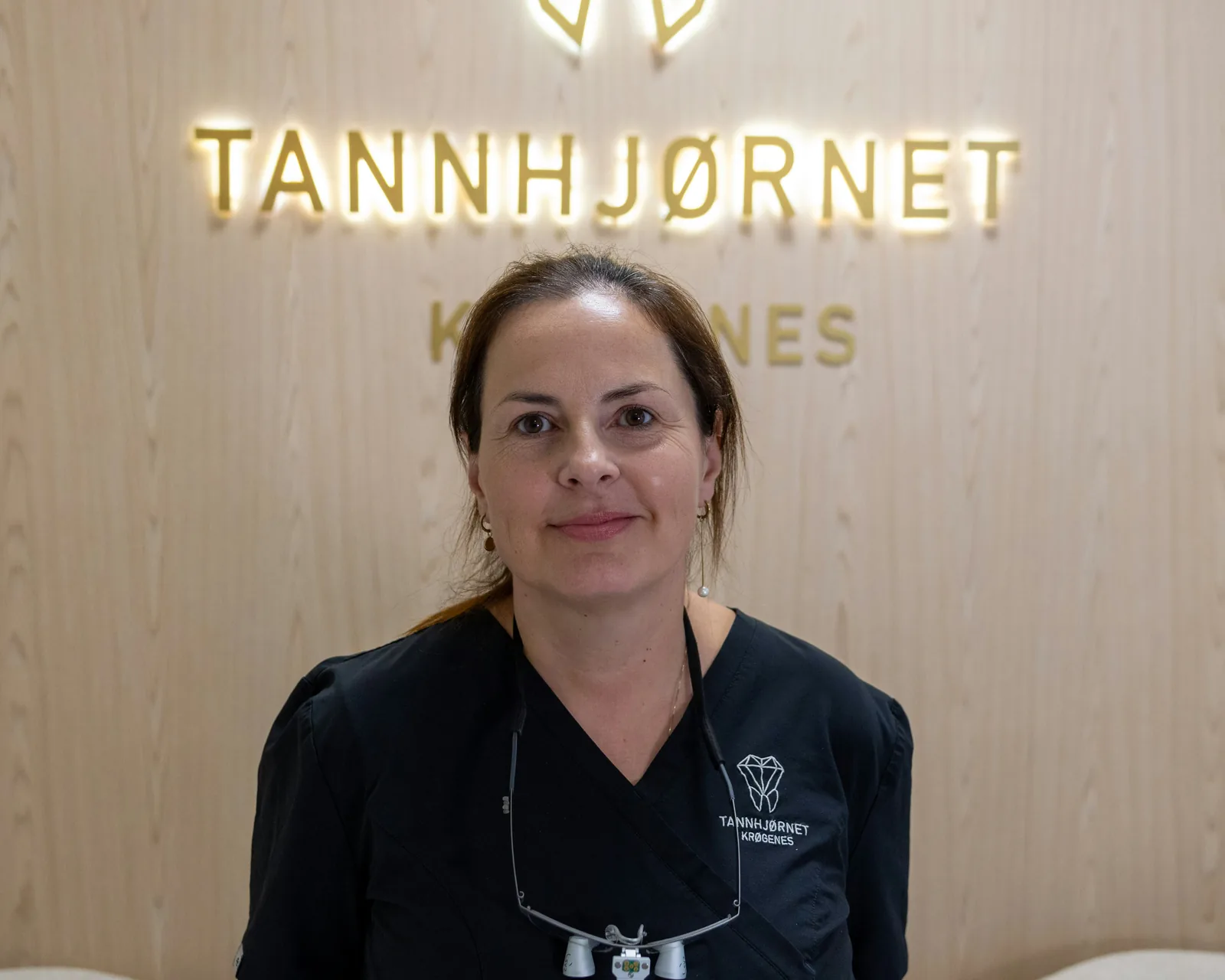 Tannlege Anna Patro ved Tannhjørnet Krøgenes